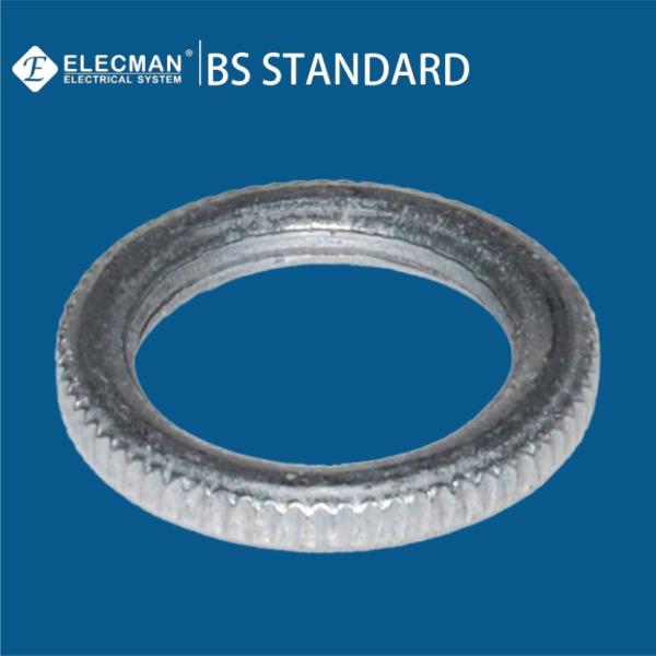 Quality Galvanized Steel Milled Edge Conduit Lock Ring Locknut Electrical BS4568 20mm-25mm wholesale