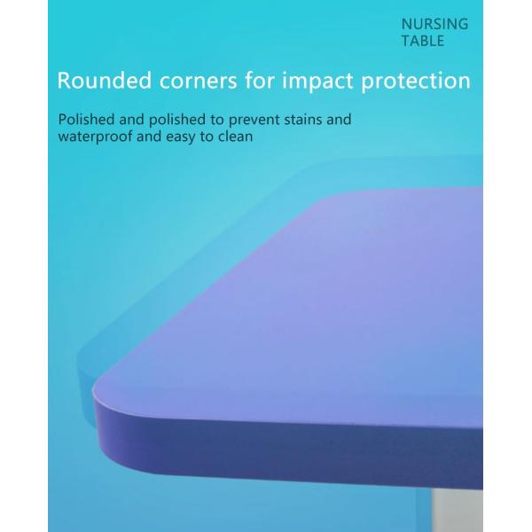 Stainless Steel Customized Bedside Dining Table For Hospital And Home Easy Assemble