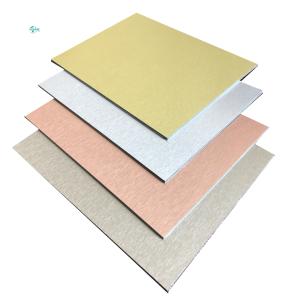 ISO14001 Brushed Aluminium Composite Aluminium Composite Material Acm Panels