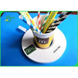 Compostable Food Grade Paper Roll 28GSM 60GSM 120GSM Harmless With Water Printed