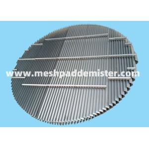 Ss304 Round Chevron Plate 30mm Vane Pack Mist Eliminator