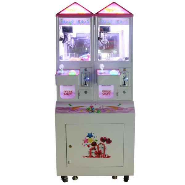 Quality 2 Players Coin Operated Crane Machines / 100W Crazy Claw Machine wholesale