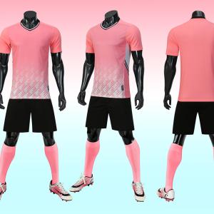 Premium Fabric Lightweight Plain Soccer Jerseys Breathable Football Jersey Set