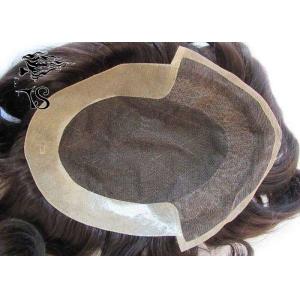 Custom Made Toupee Hair Replacement System French Lace Wig Transparent Poly