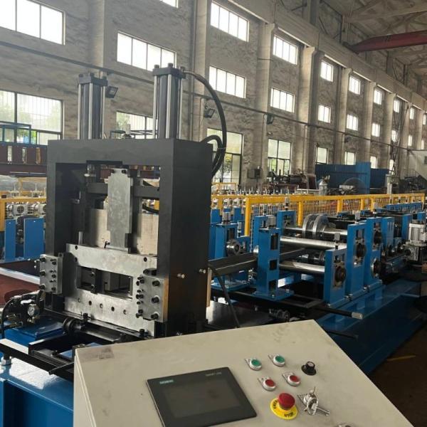 Quality 2.0 - 3.0mm Cee Purlin Roll Forming Machine Cold Rolled Steel 50 - 80mm PLC Control wholesale
