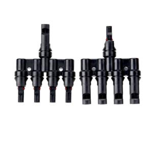 T Branch Mc4 Solar Connector , IP68 Mc4 Male And Female Connectors