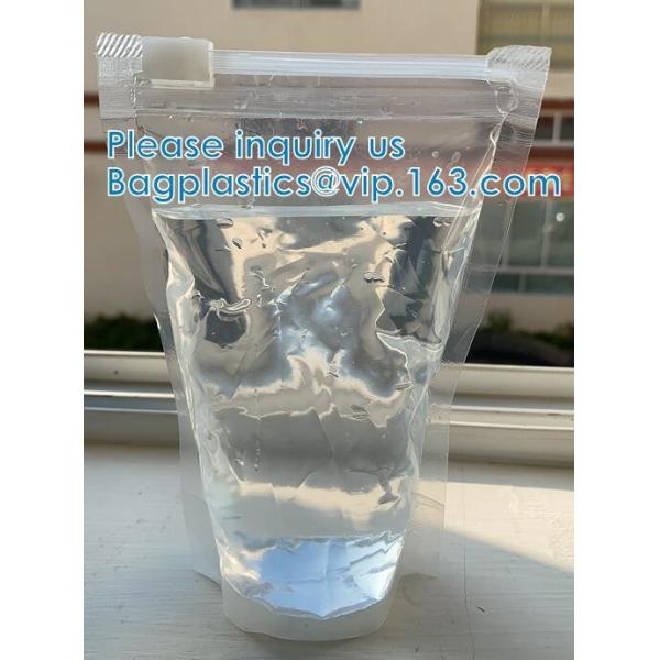 Milk Pouch Bags, Waterproof, Smell Proof, Airproof, Slider Zipper Grip Stand Up