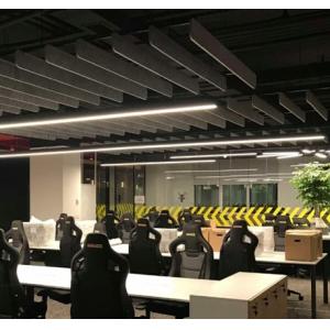 China Office Wall Panels RAL Black Cement Board Wood Wool Acoustic Panel DIY Easy Installation on sale