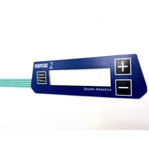 Matte Coating Flat Membrane Switch Standard 8 Layer With Transparent LCD Window