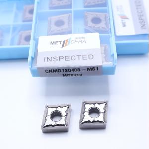 External Turning CNC Lathe Machine Inserts HRA92.5 Hardness CNMG120408-MS1