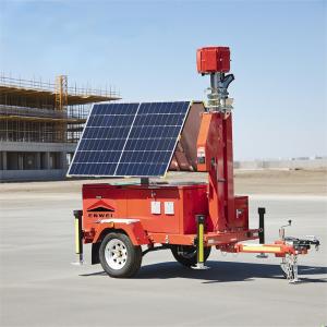 China Portable Solar Powered Led Lighting Trailer For Musical Festival Lighting on sale