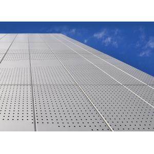 China Soundproof Interior Decorative Ceiling Mesh / Perforated Stainless Steel Panels on sale