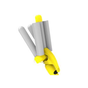 110-240V Large 3 Barrel Curling Iron 360 Swivel Power Cord For Hotel