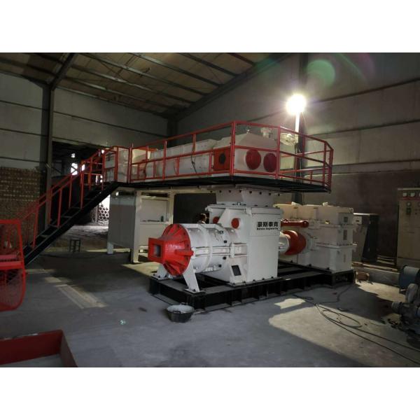 CE ISO Certified Brick Plant Machine Double Stage Vaccum Extruder for Fired Clay Brick Production
