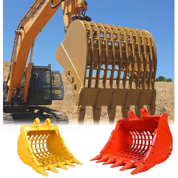 High-Quality Q355B Material Skeleton Bucket for 1-50T Excavators with 3 Months