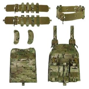 Tactical Military Bulletproof Vest With Plates Molle System Carrier With