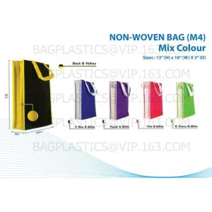 NON WOVEN SHOP BAG, Eco reusable colorful foldable non woven bag,non woven