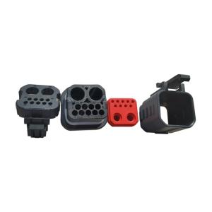 New Energy Car 2 Pin Power Hybrid Electric Vehicle Connector 9 Signal 55A