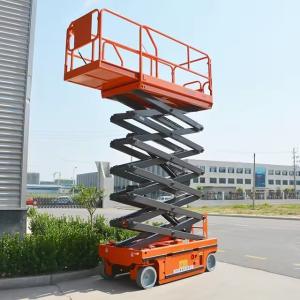 China 10m Battery Driven Self Propelled Electric Scissor Lift on sale