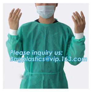 China Non-woven SBPP Isolation Gown,Cheap SF SBPP Coverall/Overall for Medical use,Wholesale Disposable Dental Lab Coat bageas on sale