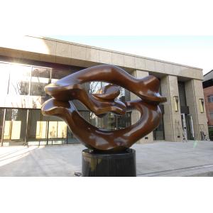 Cheap Artificial Style Painted Copper Art Sculpture For Outdoor Lawn Ornament for sale