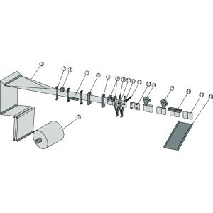 Automatic Horizontal Pillow Packing Machine , Weight 3800Kg Chocolate Packaging