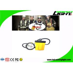 25000lux Waterproof Rechargeable Mining Cap Lamp 348lum For Underground Coal