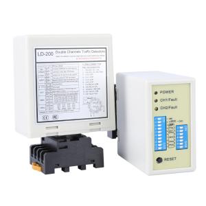 Cheap Dual Loop Vehicle Detector With Enhanced Security Anti-Crosstalk Interference Relay Output Fault Relay Gross Weight 300 G for sale