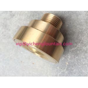 Adjustable Dry Straight Spray Water Fountain Nozzles Brass Material DN25