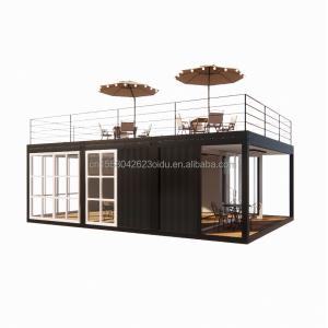 Customized Color Container Bar Coffee Shop with Chinese Design Style and 20 Foot