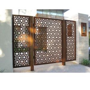 Rectangle Decorative Aluminum Pool Fence Panels Privacy 6ft Height