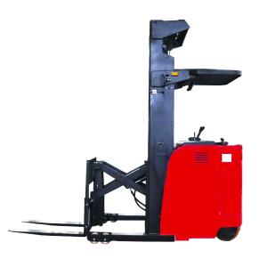AC Scissors Type Electric Reach Stacker Double Extension Position Double Reach