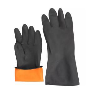 Building black polyester nylon 13 grey nitrile coated palm working gloves