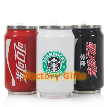Quality Customizable cola can shaped vacuum stainless steel double wall tumbler wholesale
