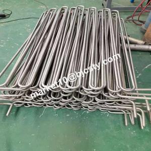 Titanium Tube Coil Anticorrosion Heat Exchanger Immersed Cooling Coil