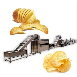 SUS304 Fully Automatic Potato Chips Making Machine 500kg/H