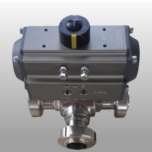 Single Action 90 Degree Pneumatic Actuator Pneumatic Ball Valve