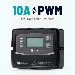 Cheap Digital Solar Charge Controller with 190W Max PV Power 2 Years Warranty and BMS Wake Up PWM Solar Charge Controller for sale