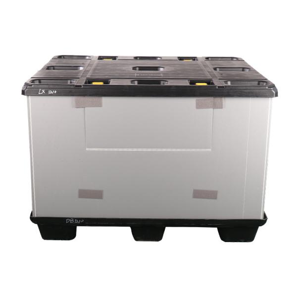 800 X 600mm Plastic Pallet Box Foldable Sleeve Plastic Pallet Container Plastic