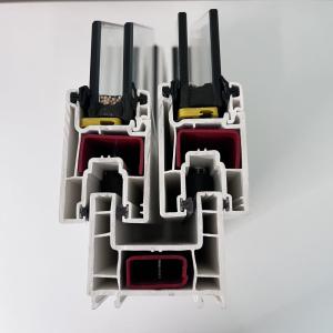 GKBM 62 Sereis UPVC Sliding Window Extrusion Profiles Structural Components