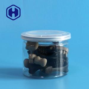 Transparent PET Plastic Can With Easy Open End For Dry Food Sauce And Spices