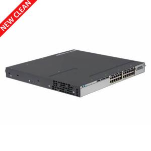 Managed 24 Port Cisco Network Switch WS-C3750X-24T-E 3750X Series 10/100