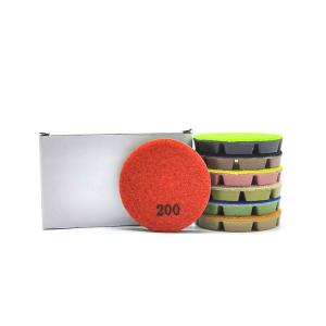 100 Grit 7 Step Dry Diamond Polishing Pads 4" 100mm