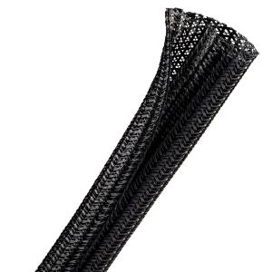 China Heat Resistant Self Wrapping Split Braided Sleeving Halogen Free on sale