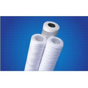 Bleached Cotton String Wound Filter Cartridge , Glass Fiber Pre Filter Cartridge