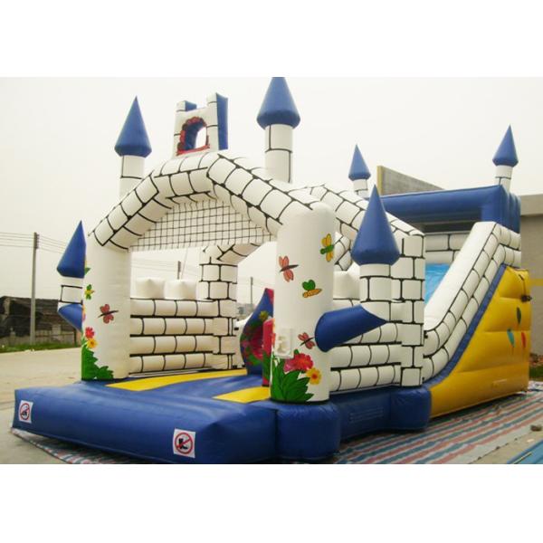 Amusement Inflatable Jumping Castle / Inflatable Jumping Bouncer PVC Tarpaulin