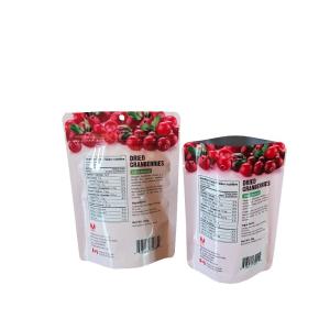 Custom Printed Matt Finished Mylar Aluminum Foil Bag For Nuts/Candy/Chips