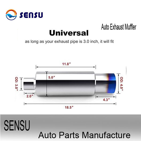 Quality Customzation Stainless Steel Exhaust Mufflers wholesale
