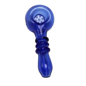 SGS 4 Inches Polychrome Borosilicate Glass Pipe