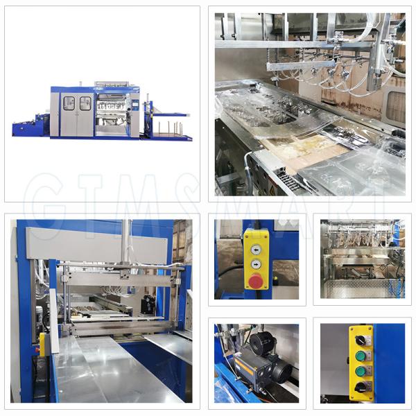380V PLC Control Plastic Fruit Tray Vacuum Forming Machine